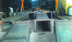 遼化電廠給煤機(jī)內(nèi)襯防磨